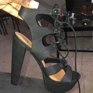 Black heels
